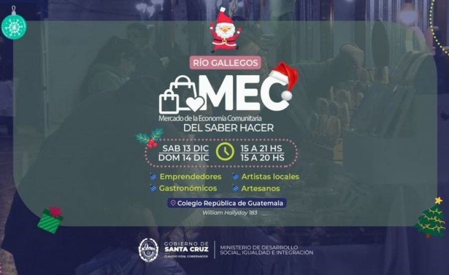 Vuelve el MEC a Río Gallegos con una edición especial de Navidad