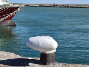 Concluyeron los trabajos de mantenimiento en el puerto de Puerto Deseado
