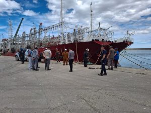Concluyeron los trabajos de mantenimiento en el puerto de Puerto Deseado