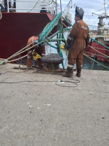 Concluyeron los trabajos de mantenimiento en el puerto de Puerto Deseado
