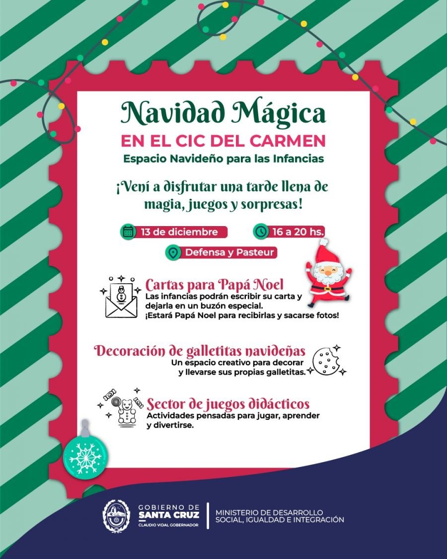 Navidad Mágica en el CIC del Carmen: una jornada llena de juegos y espíritu festivo