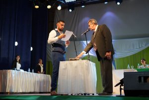 Gabriel Galarza asumió como presidente de la Comisión de Fomento de Cañadón Seco