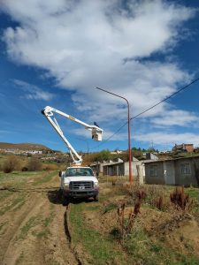 Servicios Públicos continúa con las obras de energía en Río Turbio