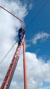 Servicios Públicos continúa con las obras de energía en Río Turbio