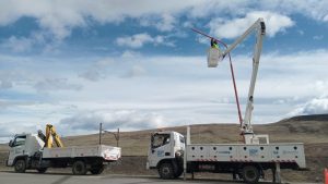 Servicios Públicos continúa con las obras de energía en Río Turbio