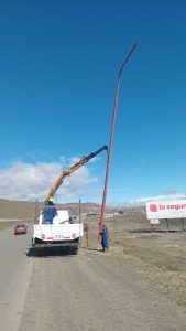 Servicios Públicos continúa con las obras de energía en Río Turbio