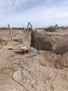 Distrigas puso en marcha una obra muy esperada en el barrio Invernadero de Pico Truncado