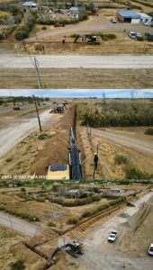 Distrigas puso en marcha una obra muy esperada en el barrio Invernadero de Pico Truncado