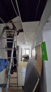 Avanzan las obras de recuperación en el Colegio Secundario N° 14 de Pico Truncado