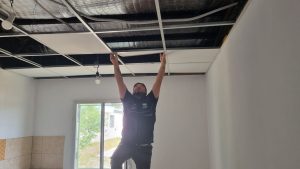 Avanzan las obras de recuperación en el Colegio Secundario N° 14 de Pico Truncado