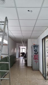 Avanzan las obras de recuperación en el Colegio Secundario N° 14 de Pico Truncado