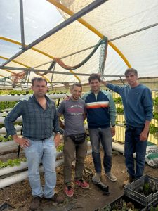 El Consejo Agrario Provincial en Los Antiguos: recorrió el proyecto hortícola de Sebastián Martins