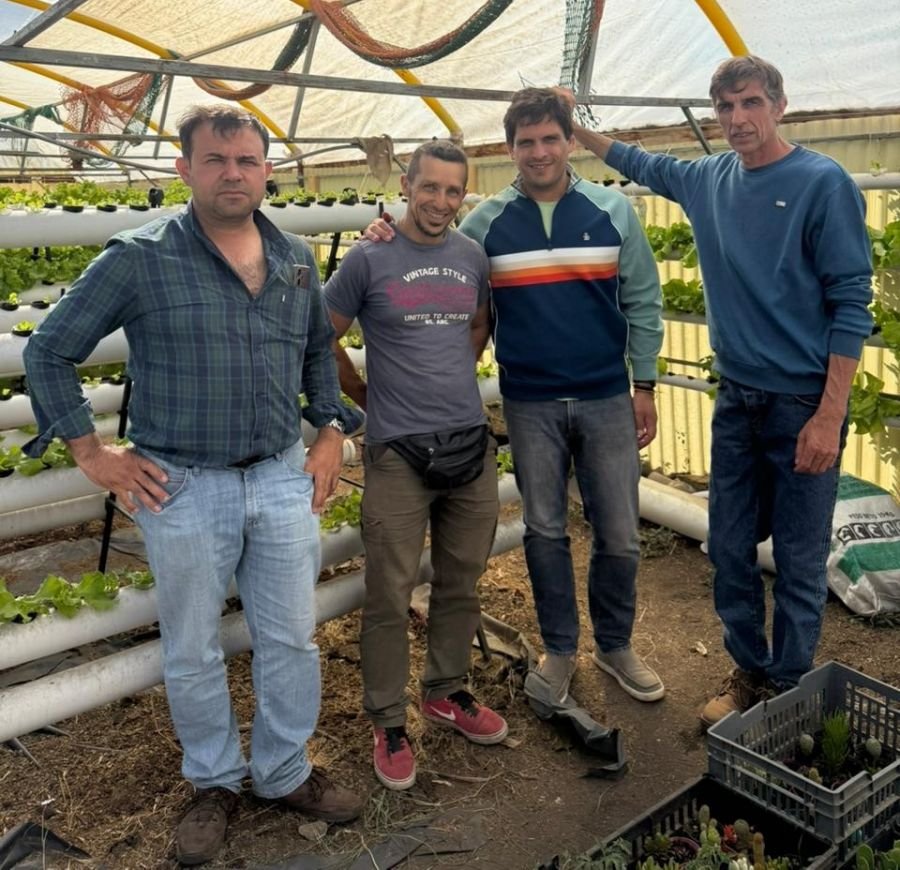 El Consejo Agrario Provincial en Los Antiguos: recorrió el proyecto hortícola de Sebastián Martins