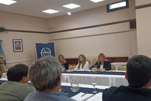 Boggio mantuvo un encuentro institucional con su equipo de trabajo