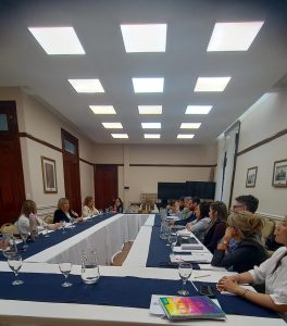 Boggio mantuvo un encuentro institucional con su equipo de trabajo