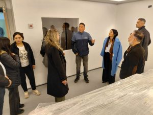 Autoridades Provinciales visitaron la nueva área de tomografía del Hospital de Río Turbio