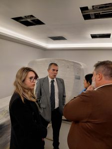 Autoridades Provinciales visitaron la nueva área de tomografía del Hospital de Río Turbio