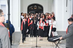 La Secretaría de Culto realizó el encendido del Pesebre Navideño