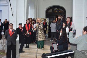 La Secretaría de Culto realizó el encendido del Pesebre Navideño