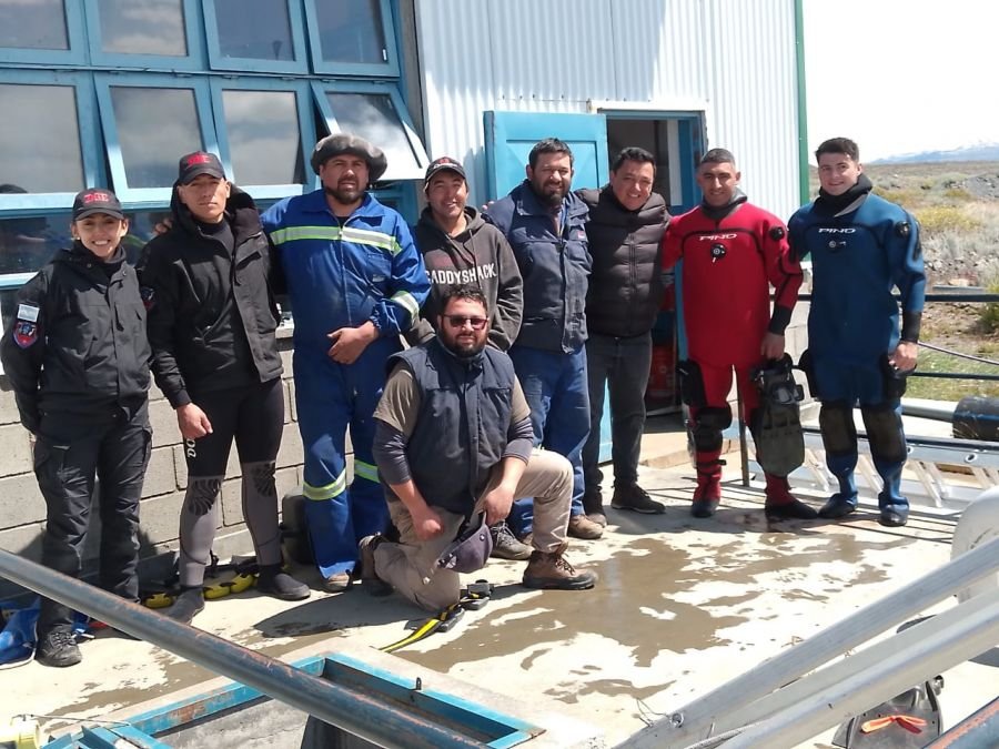 SPSE y Bomberos trabajaron coordinadamente en la planta de agua de El Calafate