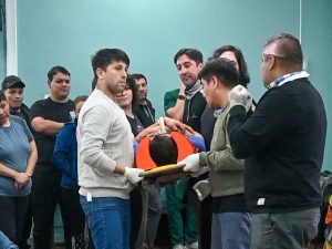 Se concretó una capacitación sobre traslado de pacientes