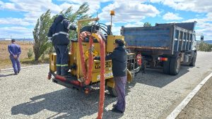 Vialidad Provincial mejoró el acceso a la Escuela de Policía sobre la Ruta Nacional N°3