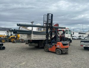 Zona Norte: SPSE realizó trabajos de mantenimiento en la planta impulsora y de suministro eléctrico