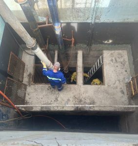 Zona Norte: SPSE realizó trabajos de mantenimiento en la planta impulsora y de suministro eléctrico