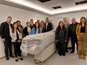 Hospital de Río Turbio: la obra de la sala de tomografía presenta un 80 por ciento de avance