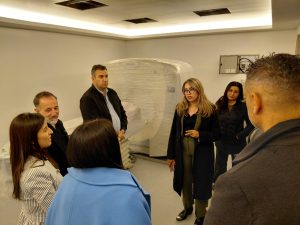Hospital de Río Turbio: la obra de la sala de tomografía presenta un 80 por ciento de avance