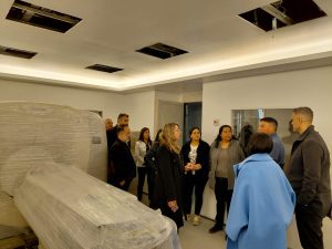 Hospital de Río Turbio: la obra de la sala de tomografía presenta un 80 por ciento de avance