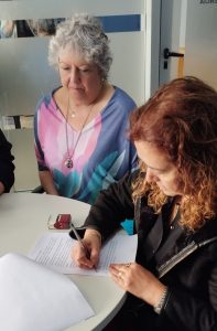 Servicios Públicos renovó el convenio de comodato con el Centro de Jubilados Amistad en Río Gallegos