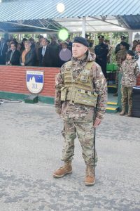 Álvarez y Elmiger estuvieron presentes en la asunción del nuevo comandante de la XI Brigada Mecanizada de Río Gallegos