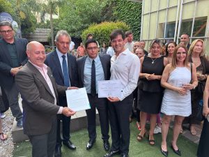 Santa Cruz presentó al país el Mundial de Natación de Invierno 2028