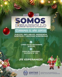 Se reprograma la jornada “Somos Desarrollo: Cerramos el año juntos”