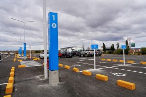 Claudio Vidal encabezó el acto de inauguración de la flamante pista del Aeropuerto de Río Gallegos