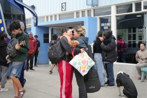 Estudiantes santacruceños regresaron a la provincia con el Boleto Universitario