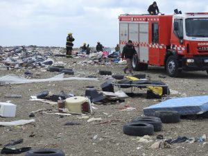Ambiente intervino para reforzar acciones preventivas y evitar focos ígneos en el basural de Río Gallegos