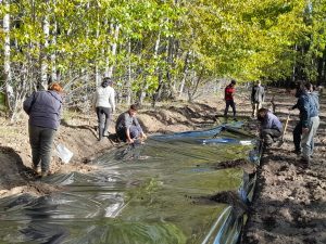 Estudiantes de Los Antiguos realizaron prácticas profesionalizantes en el Vivero Forestal del CAP