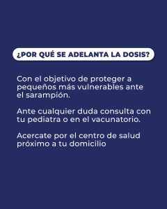 Salud: actualización del esquema de la vacuna triple viral para fortalecer la protección en la primera infancia