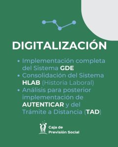 Balance 2025: La Caja de Previsión Social consolidó los trámites digitales y redujo tiempos de gestión