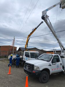 Servicios Públicos realizó diversos trabajos de energía eléctrica en Río Turbio