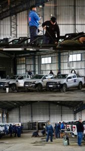 El Gobierno de Santa Cruz sumó 50 camionetas provenientes de YPF