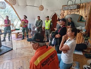 Realizaron simulacro de incendio de interfase en El Chaltén