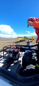 Incendio en el Parque Nacional Los Glaciares: se suma el avión hidrante al operativo