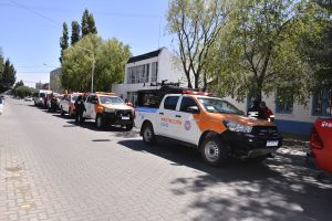 Claudio Vidal encabeza el operativo que partió a El Chaltén para sofocar el incendio forestal que afecta a la zona