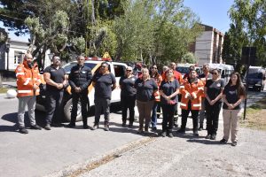 Claudio Vidal encabeza el operativo que partió a El Chaltén para sofocar el incendio forestal que afecta a la zona