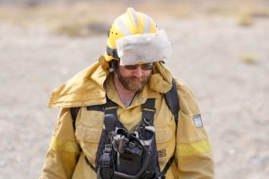 El gobernador Claudio Vidal coordina en El Chaltén las acciones para contener el incendio