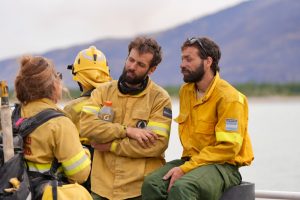 El gobernador Claudio Vidal coordina en El Chaltén las acciones para contener el incendio
