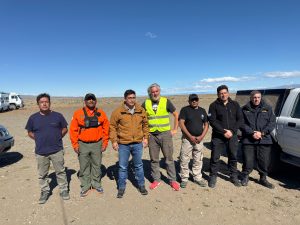 El gobernador Vidal y Néstor Tico evaluaron desde el aire la baja de los focos del incendio